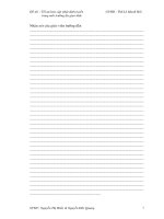 Tối ưu hóa cập nhật định tuyến trong môi trường đa giao thức