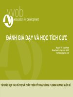 Đánh giá dạy và học tích cực