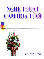 nghe thuat cam hoa