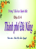 DIA LI 4: THANH PHO DA NANG