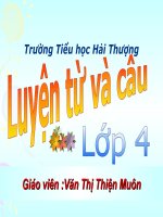 Luyện từ và câu - L4