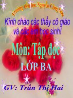 Tập đọc  Chiếc áo len
