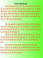 Thuỷ tinh chống đục mờ