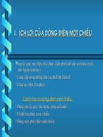 CÁCH TẠO RA DÒNG ĐIỆN MỘT CHIỀU BẰNG CHỈNH LƯU