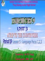 Bài 3.A trip to the countryside