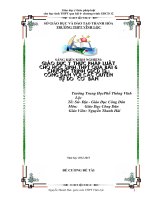 skkn giáo dục ý thức pháp luật cho học sinh THPT qua bài 6 chương trình GIÁO DỤC CÔNG DÂN 12 công dân với các quyền tự do cơ bản. thpt vĩnh lộc