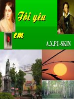 Tôi yêu em - Puskin