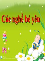 kpkh:các nghề bé yêu