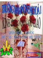 Đề tài : Múa cho mẹ xem