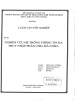 Nghiên cứu hệ thống thông tin di động đa truy nhập phân chia mã CDMA