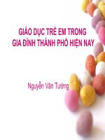 NHỮNG THÁCH THỨC TRONG GIÁO DỤC TRẺ EM