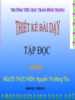 Tap đoc: Luy tre