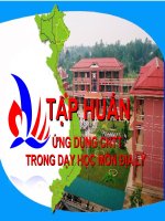 UDCNTT trong dạy học Địa lý