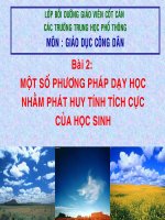 Lớp bồi dưỡng giáo viên cốt cán