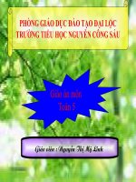 Tổng của nhiều số TP