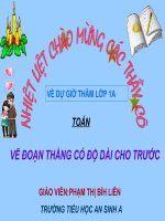 ve doan thang co do dai cho truoc