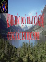 Bài 19 Địa hình với tac động nội lực ngoại lực