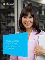 Virtual Desktop Infrastructure: A deployment guide for education