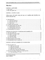 Nghiên cứu xử lý nước thải đô thị bằng phương pháp bùn hoạt tính cải tiến