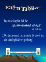 Ngữ văn 7: Bài ca nhà tranh bị gió Thu phá