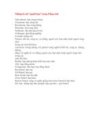 Những từ chỉ người bạn trong tiếng Anh