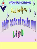 Chương trinh sinh hoạt ngay 1-6