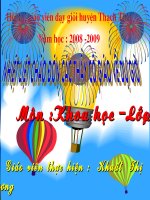 Khoa hoc Sử dụng năng lượng chất đốt