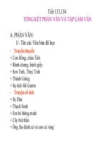 Tiết 134 Tổng kết phần văn