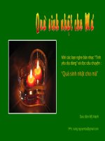 qua sinh nhat cho ma