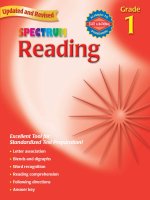 spectrum reading grade 1