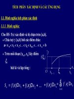 tích phân xác định