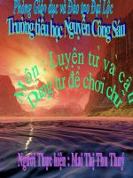 LTVC Từ đồng âm để chơi chữ