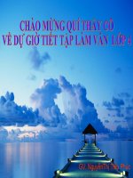 TLV: Kết bài trong bài văn kể chuyện