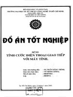 Tính cước điện thoại giao tiếp với máy tính