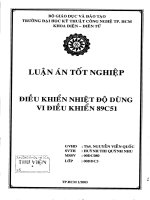 Điều khiển nhiệt độ dùng vi điều khiển 89C51