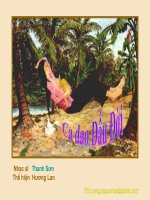 Bài ca dao đầu đời