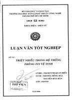 Triệt nhiễu trong hệ thống thông tin vệ tinh