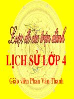 Lược đồ các trận đánh LS lớp 4