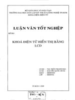 Khóa điện tử hiển thị bằng LCD