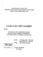 Ứng dụng công nghệ Servlet JSP để xây dựng Website Ecommerce của Tổng công ty thương mại Sài Gòn