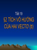 Tích vô hướng của hai véc tơ