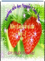 LTVC3 Từ chỉ hoạt động...Tuần 12