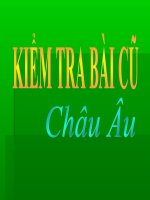 Các nước Châu Âu ( Địa lý lớp 5 )
