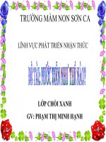 nước biển như thế nào