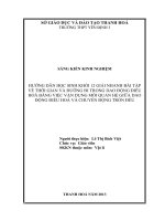 skkn skkn giải nhanh bài tập về thời gian và đường đi trong dao động điều hoà