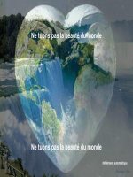 Hãy bảo vệ môi trường