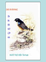 Âm nhạc 2:Ôn tập 3 bài hát