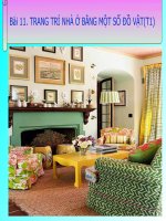 trang tri nha o bang mot so do vat