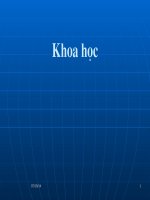 Khoa học: Sự trao đổi chất ở người