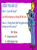 Lý 6. Máy cơ đơn giản
